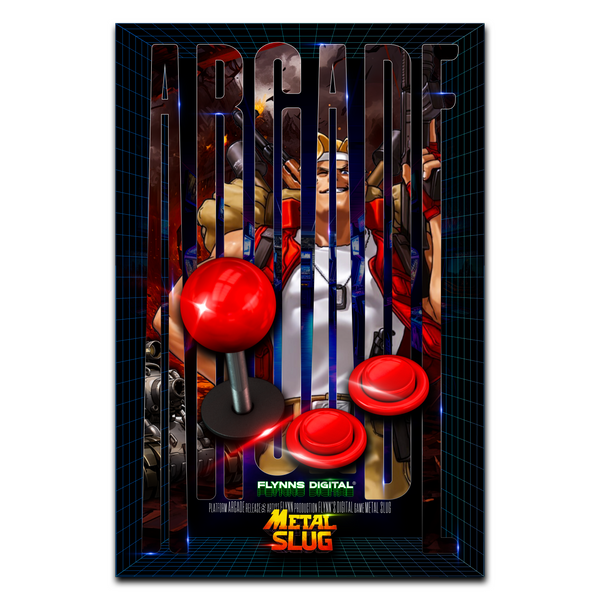 Metal Slug Arcade Gaming Poster - Retro Flynn