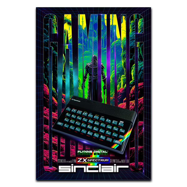 Knight Lore ZX Spectrum Gaming Poster - Retro Flynn