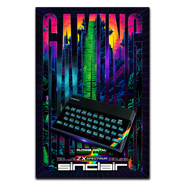 Manic Miner ZX Spectrum Gaming Poster - Retro Flynn