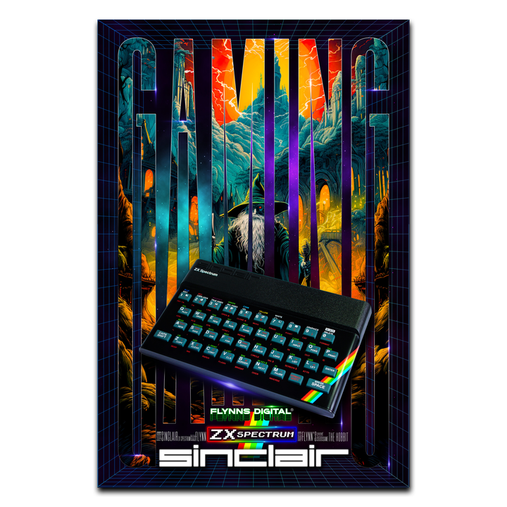The Hobbit ZX Spectrum Gaming Poster - Retro Flynn