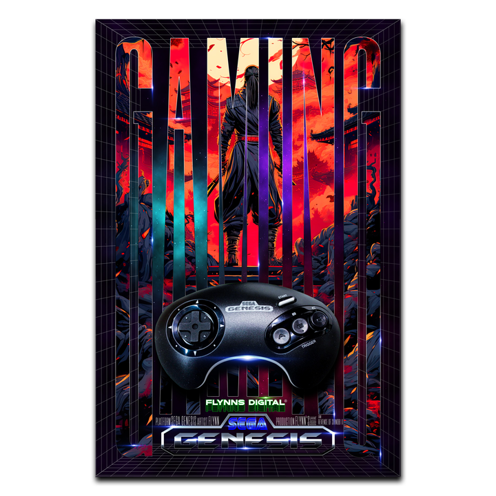 Shinobi III SEGA Genesis Gaming Poster - Retro Flynn