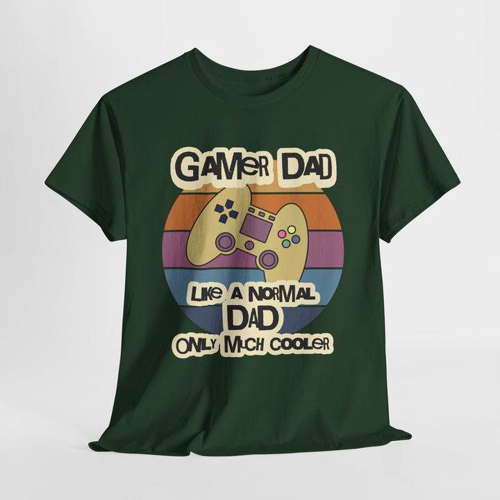 Gamer Dad Much Cooler - Vibzzy™ T-shirt - Retro Flynn