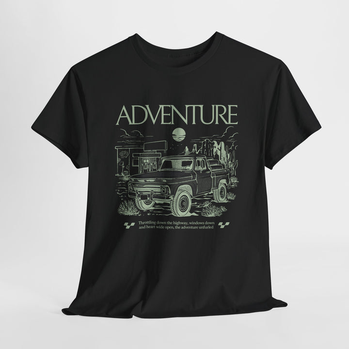 Adventure Throttle - Vibzzy™ T-shirt - Retro Flynn