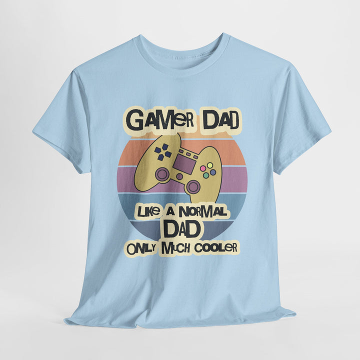 Gamer Dad Much Cooler - Vibzzy™ T-shirt - Retro Flynn