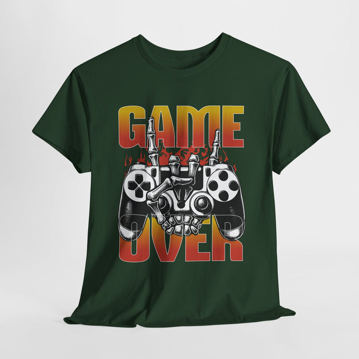 Game Over Skull - Vibzzy™ T-Shirt - Retro Flynn