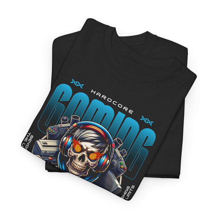 Retro Gamer Skull - Vibzzy™ T-shirt - Retro Flynn