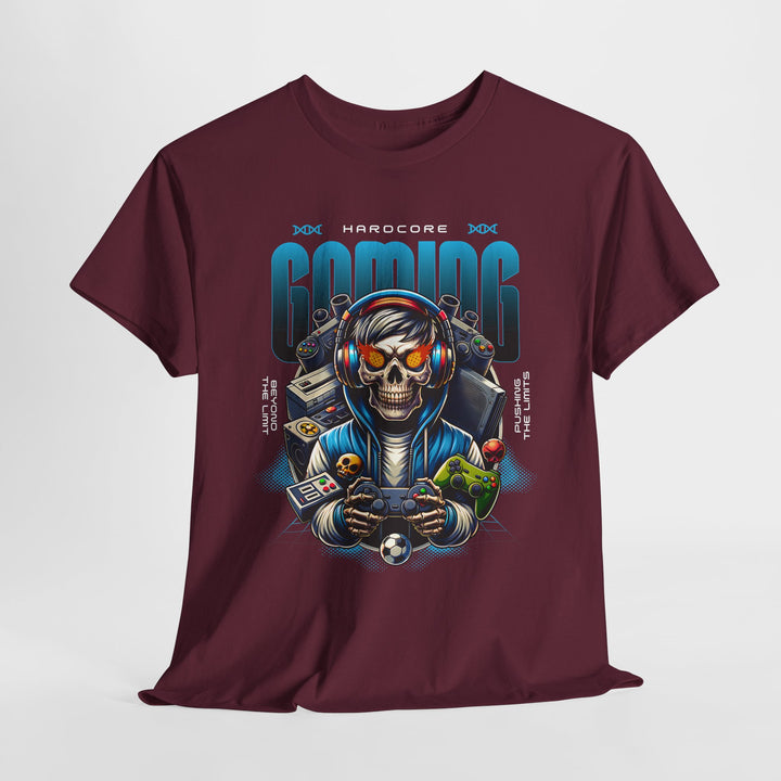Retro Gamer Skull - Vibzzy™ T-shirt - Retro Flynn