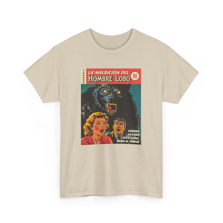 Vintage Horror Werewolf Comic - Vibzzy™ T-shirt - Retro Flynn