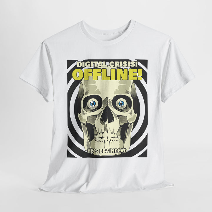 The Cyber Skull - Vibzzy™ T-Shirt - Retro Flynn