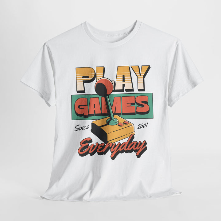 Play Games Everyday - Vibzzy™ T-Shirt - Retro Flynn