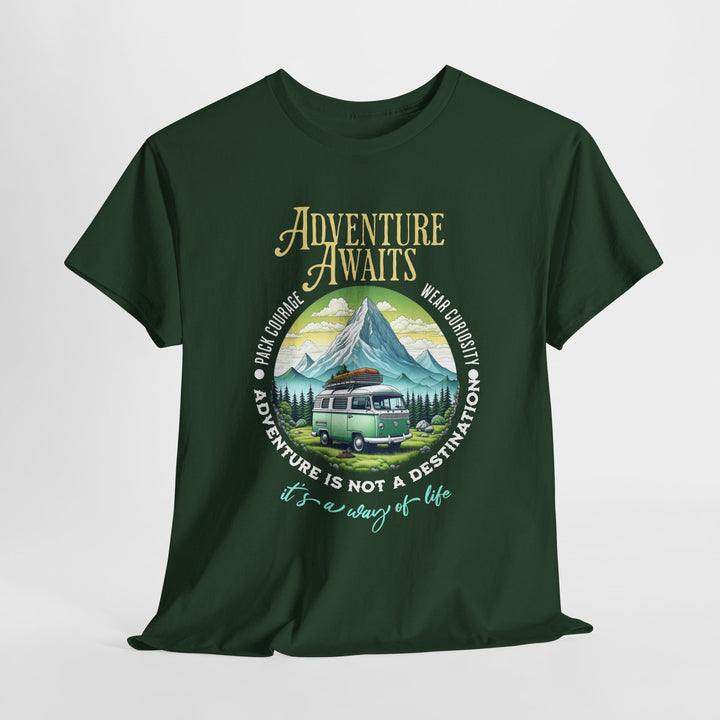 Adventure Awaits - Vibzzy™ T-shirt - Retro Flynn