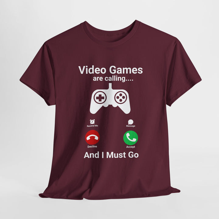 Video Games Calling - Vibzzy™ T-Shirt - Retro Flynn