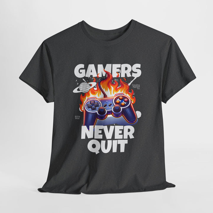 Gamers Never Quit - Vibzzy™ T-Shirt - Retro Flynn