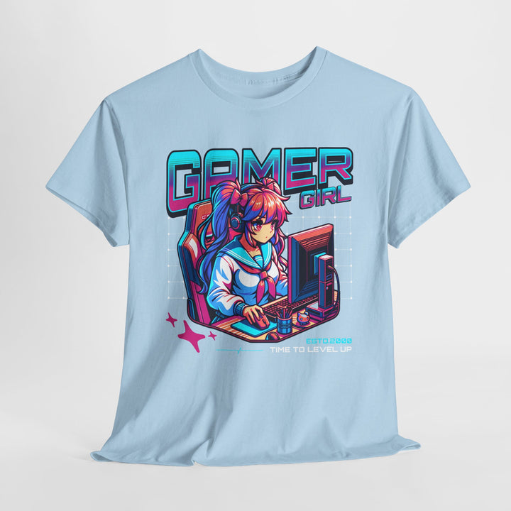 Anime Gamer Girl - Vibzzy™ T-shirt - Retro Flynn