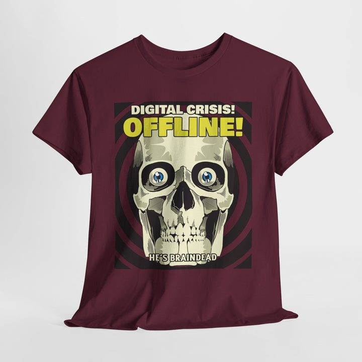 The Cyber Skull - Vibzzy™ T-Shirt - Retro Flynn