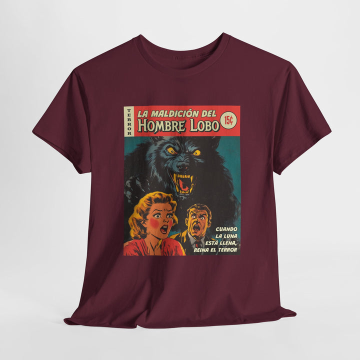 Vintage Horror Werewolf Comic - Vibzzy™ T-shirt - Retro Flynn