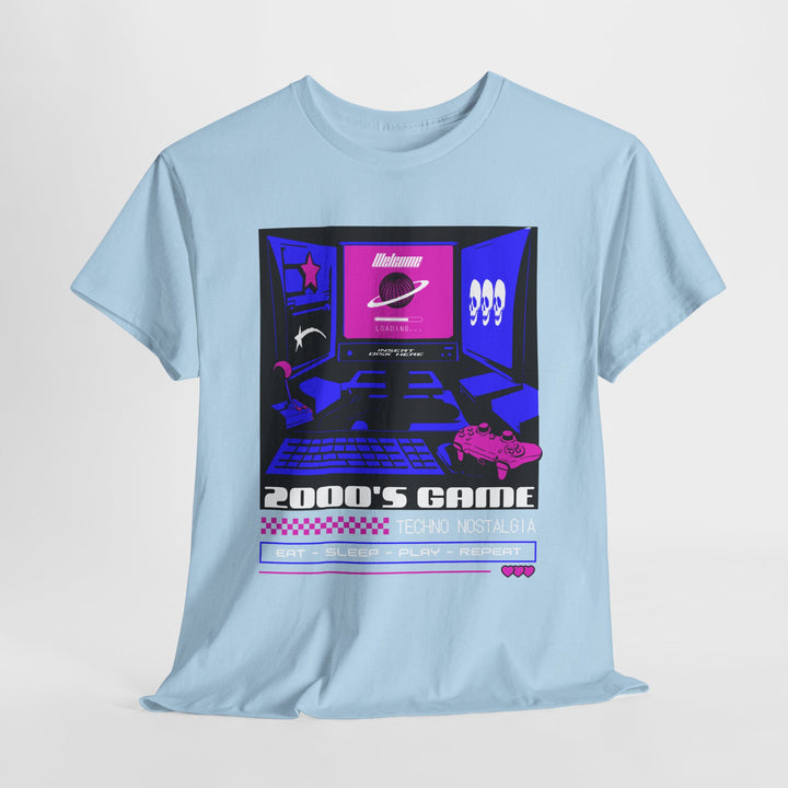 2000's Game Techno Nostalgia - Vibzzy™ T-Shirt - Retro Flynn