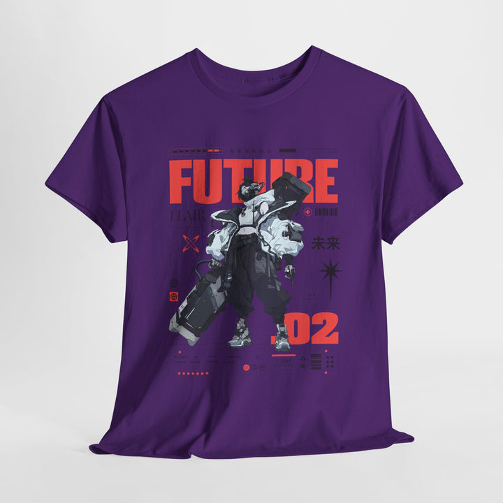 Cyber Tech Warrior - Vibzzy™ T-shirt - Retro Flynn