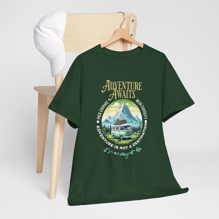 Adventure Awaits - Vibzzy™ T-shirt - Retro Flynn