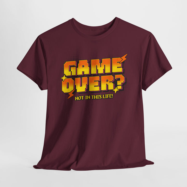 Game Over Not In This Life - Vibzzy™ T-shirt - Retro Flynn