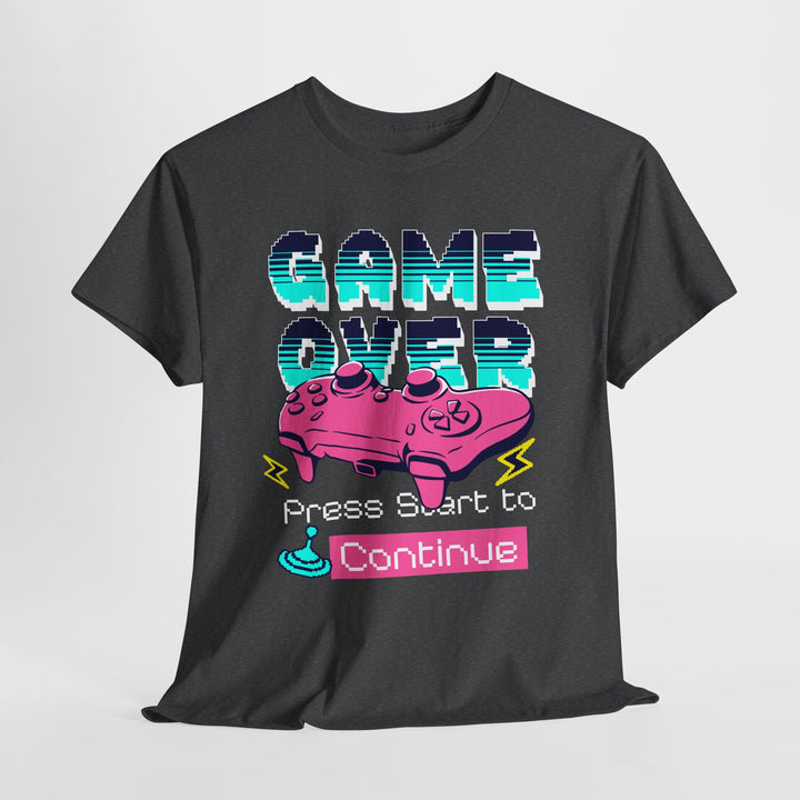 Game Over Continue - Vibzzy™ T-Shirt - Retro Flynn