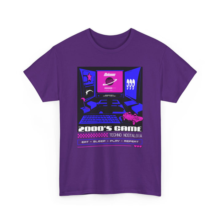 2000's Game Techno Nostalgia - Vibzzy™ T-Shirt - Retro Flynn