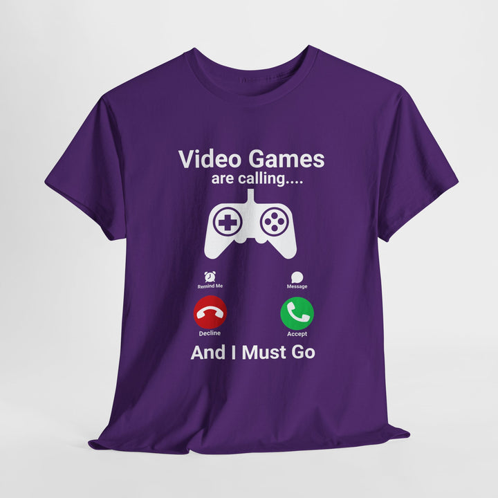 Video Games Calling - Vibzzy™ T-Shirt - Retro Flynn