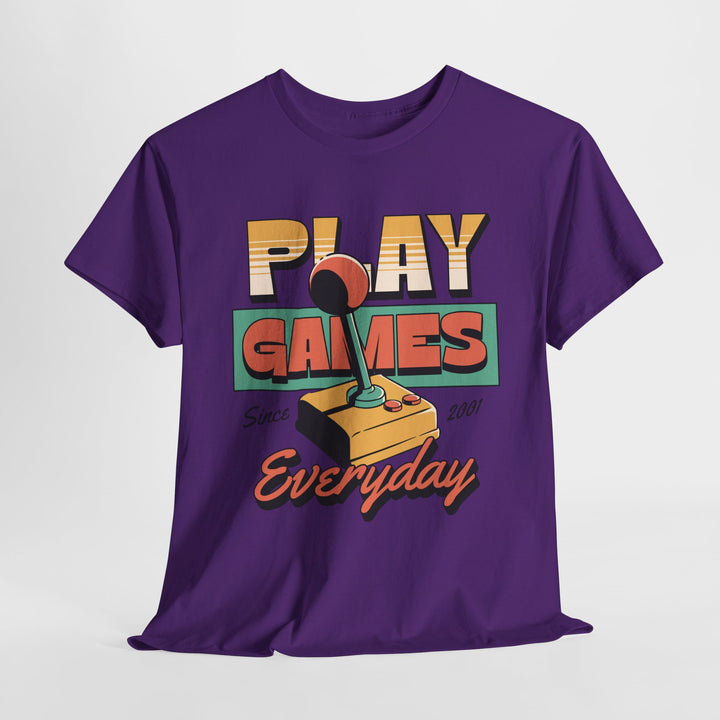Play Games Everyday - Vibzzy™ T-Shirt - Retro Flynn