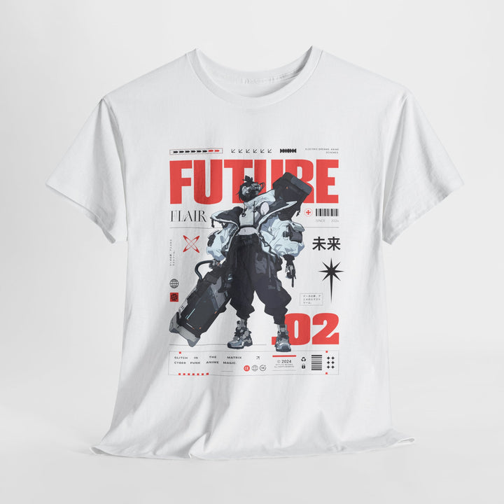 Cyber Tech Warrior - Vibzzy™ T-shirt - Retro Flynn