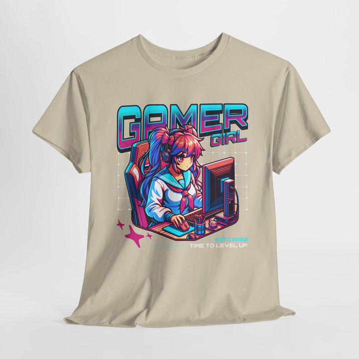 Anime Gamer Girl - Vibzzy™ T-shirt - Retro Flynn