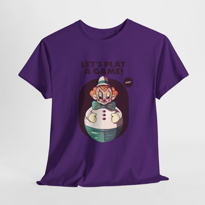 Scary Clown Game - Vibzzy™ T-shirt - Retro Flynn