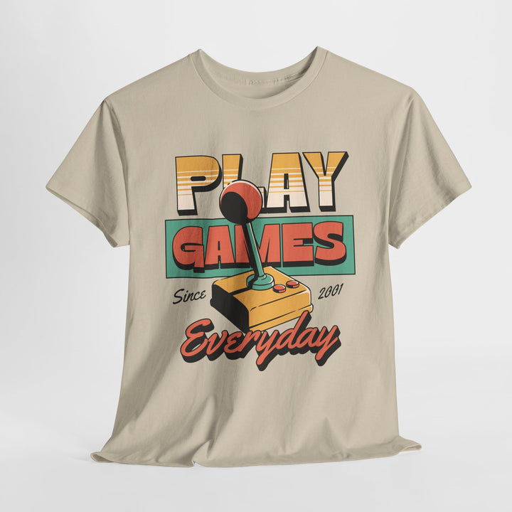 Play Games Everyday - Vibzzy™ T-Shirt - Retro Flynn