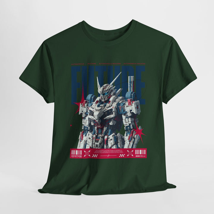 Cybernetic Mech Warrior - Vibzzy™ T-shirt - Retro Flynn