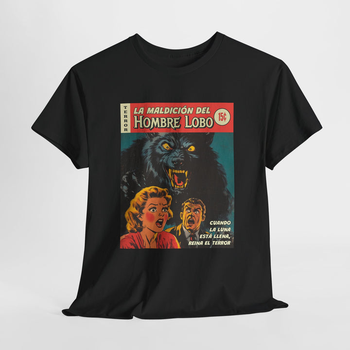 Vintage Horror Werewolf Comic - Vibzzy™ T-shirt - Retro Flynn