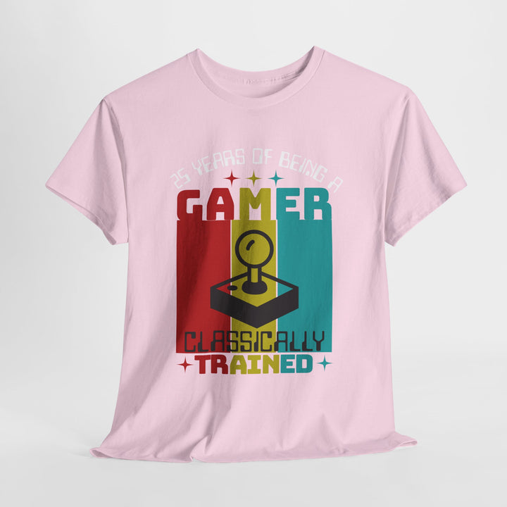 25 Years of Being a Gamer - Vibzzy™ T-Shirt - Retro Flynn