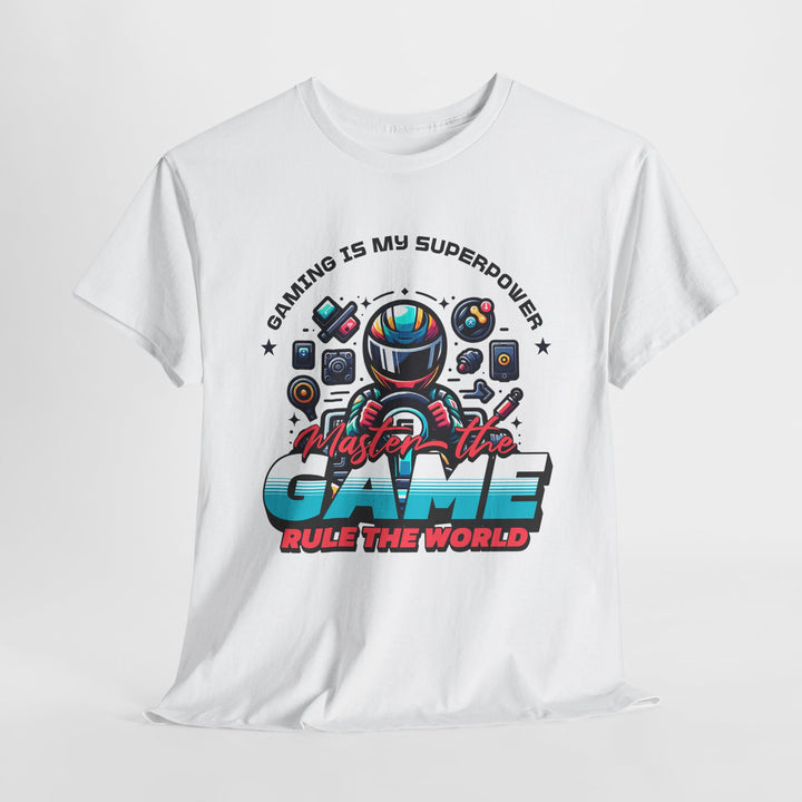Master the Game Rule the World - Vibzzy™ T-shirt - Retro Flynn