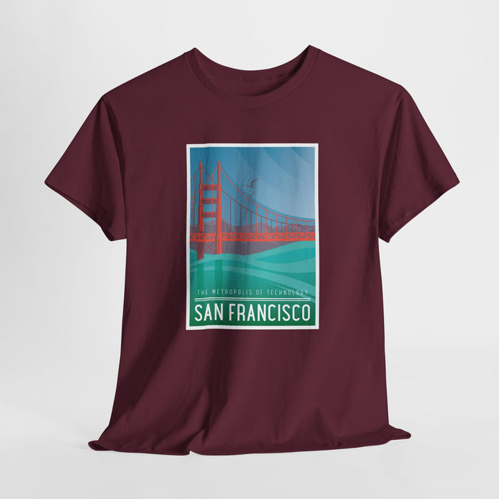 San Francisco Metropolis - Vibzzy™ T-Shirt - Retro Flynn