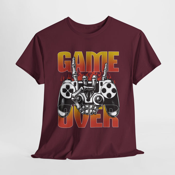 Game Over Skull - Vibzzy™ T-Shirt - Retro Flynn
