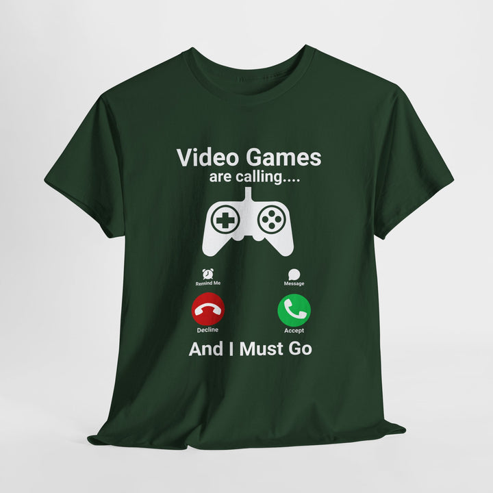 Video Games Calling - Vibzzy™ T-Shirt - Retro Flynn