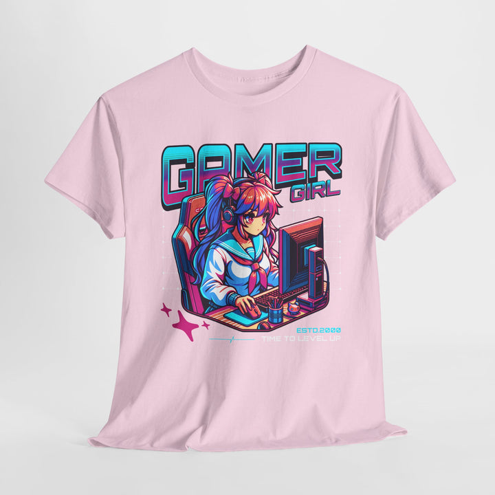 Anime Gamer Girl - Vibzzy™ T-shirt - Retro Flynn