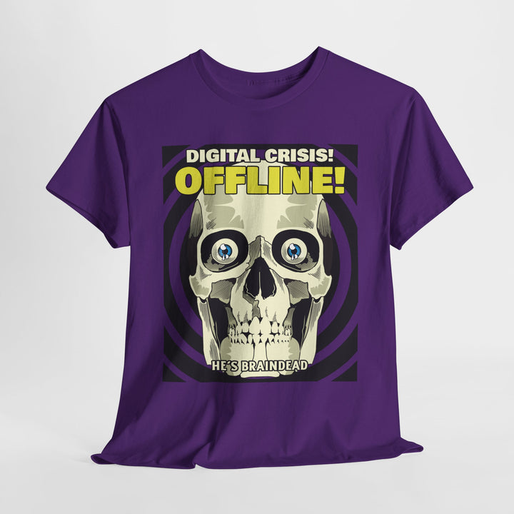 The Cyber Skull - Vibzzy™ T-Shirt - Retro Flynn