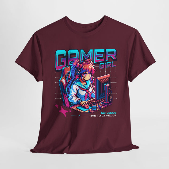 Anime Gamer Girl - Vibzzy™ T-shirt - Retro Flynn