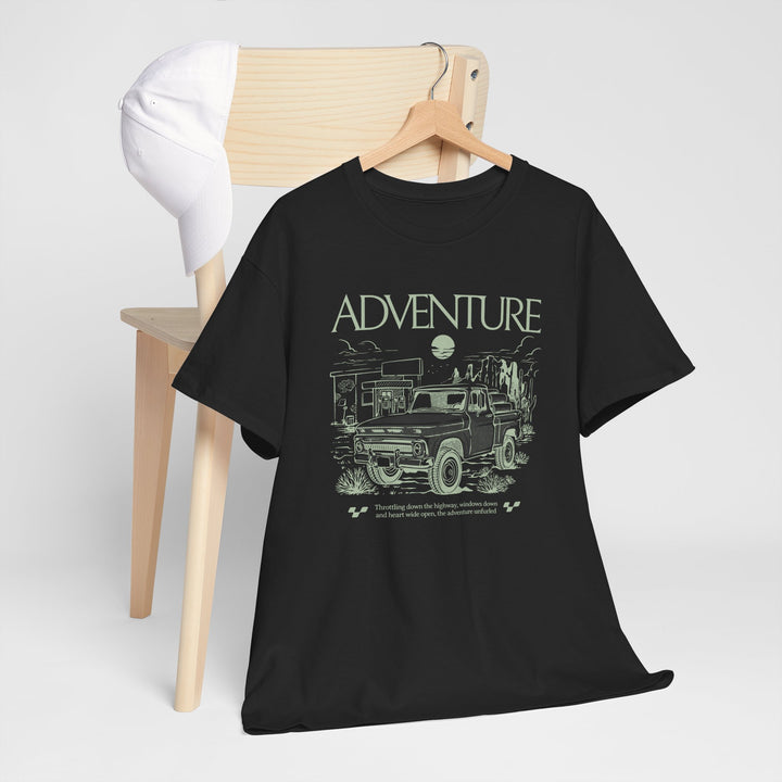 Adventure Throttle - Vibzzy™ T-shirt - Retro Flynn