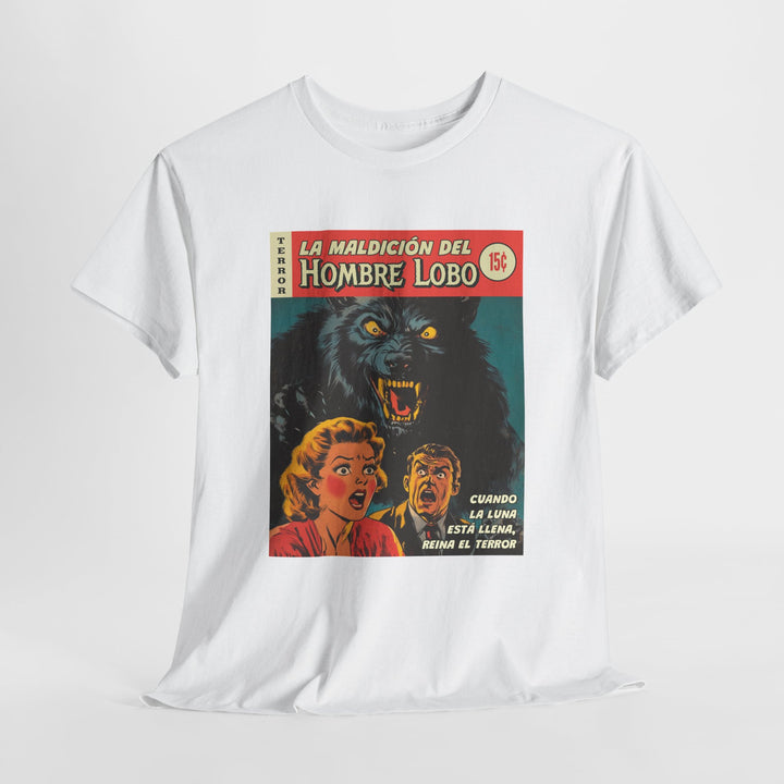 Vintage Horror Werewolf Comic - Vibzzy™ T-shirt - Retro Flynn