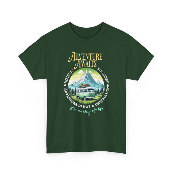 Adventure Awaits - Vibzzy™ T-shirt - Retro Flynn