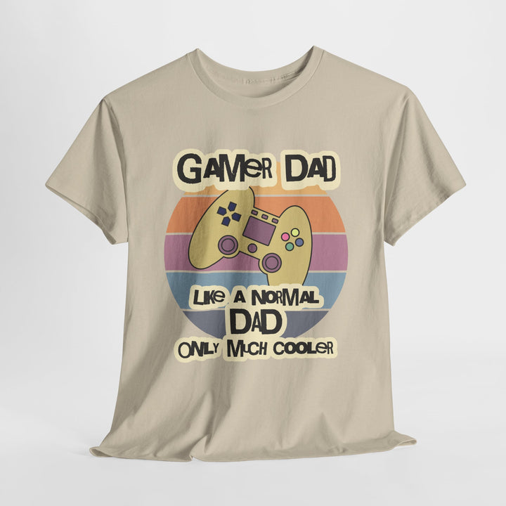 Gamer Dad Much Cooler - Vibzzy™ T-shirt - Retro Flynn