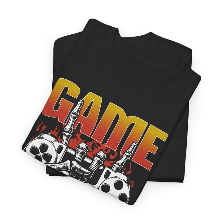 Game Over Skull - Vibzzy™ T-Shirt - Retro Flynn