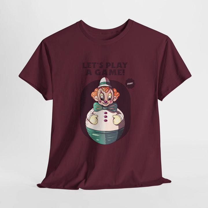 Scary Clown Game - Vibzzy™ T-shirt - Retro Flynn