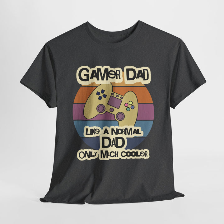 Gamer Dad Much Cooler - Vibzzy™ T-shirt - Retro Flynn