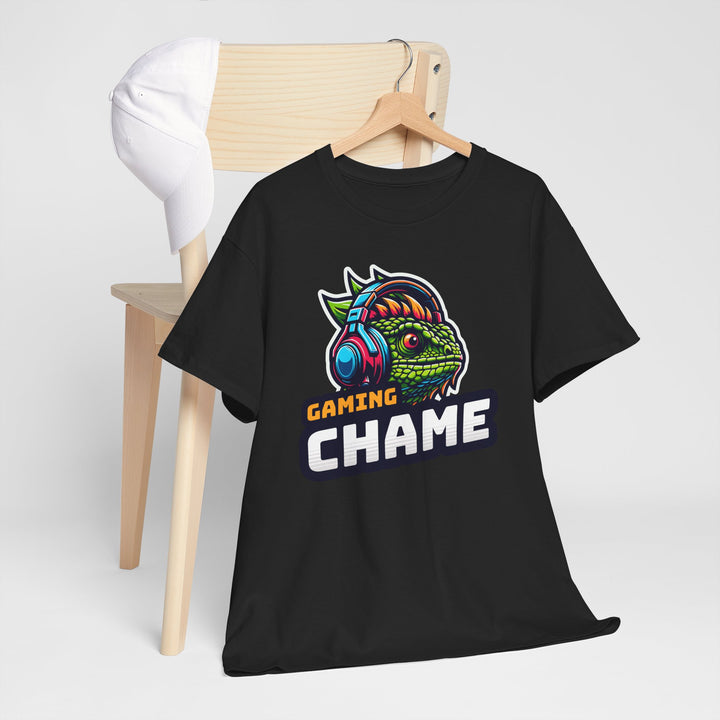 Gaming Chameleon - Vibzzy™ T-shirt - Retro Flynn